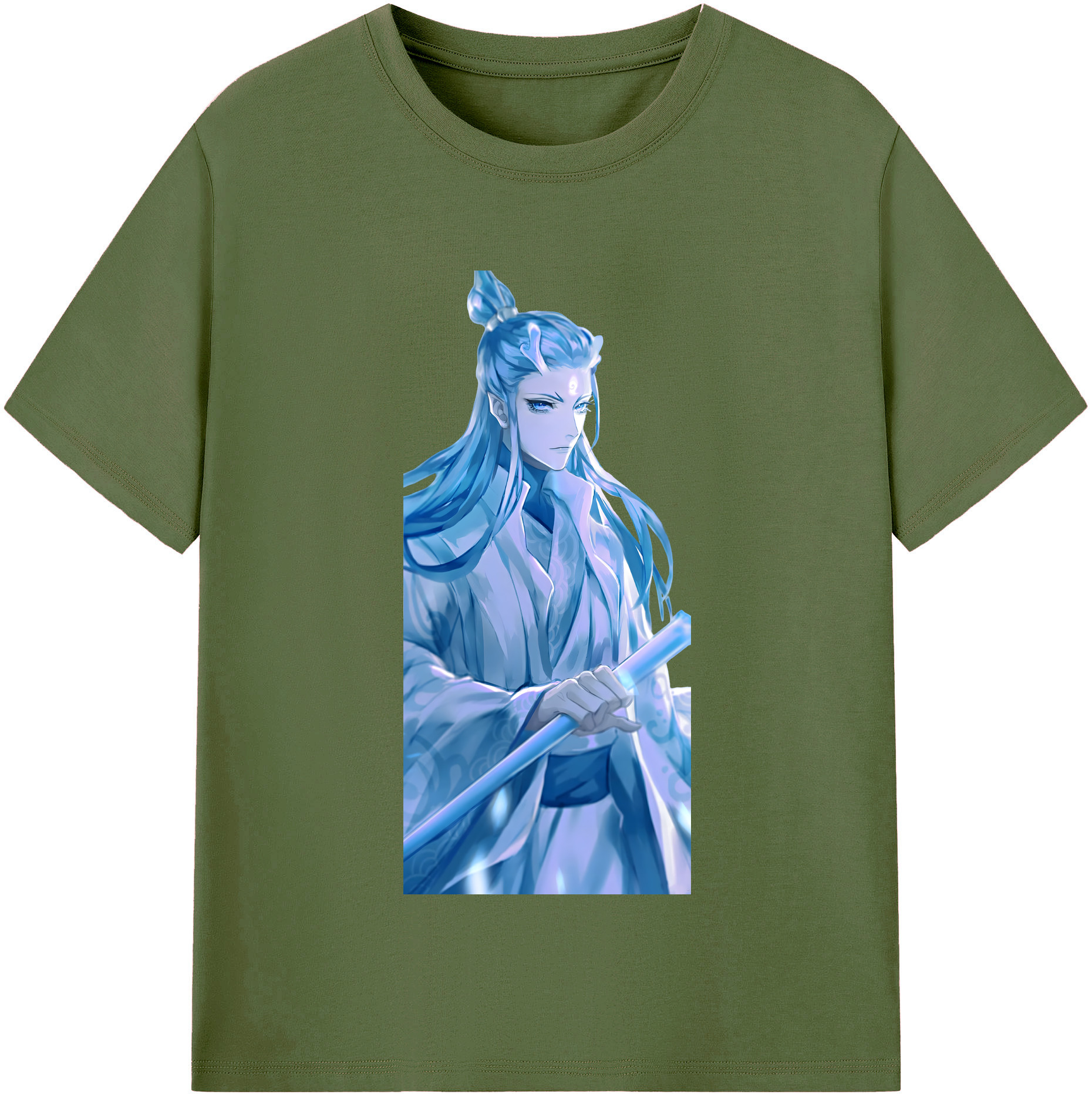 （画像用） Ne Zha 2 ナタ 魔童の大暴れ 綿100％半袖Tシャツ（フロントプリント）